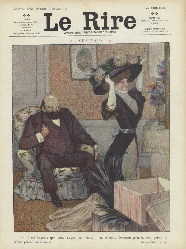 Ilustrace pro Le Rire od Jules Abel Faivre