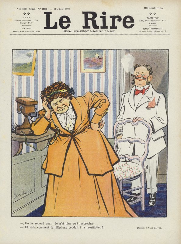 Ilustrace pro Le Rire od Jules Abel Faivre