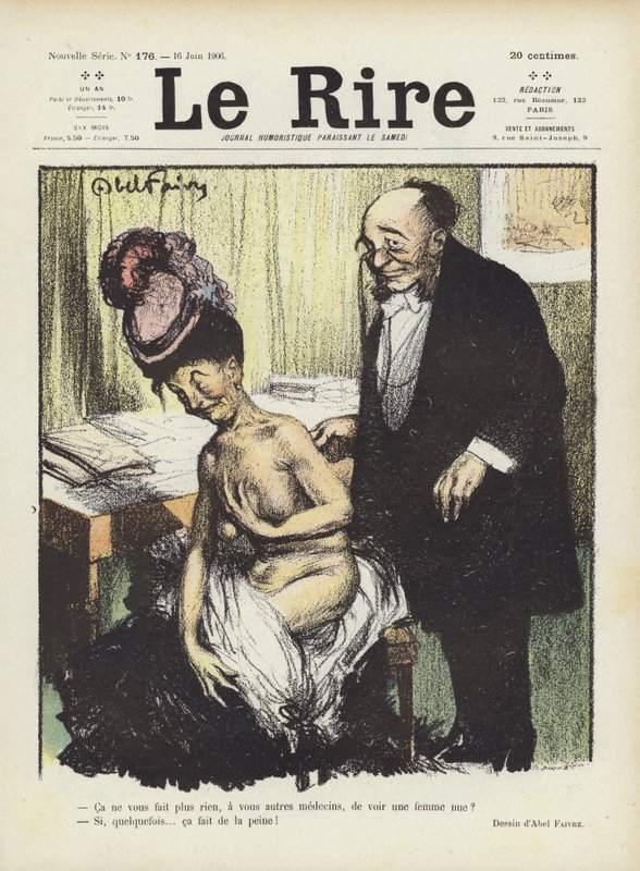 Ilustrace pro Le Rire od Jules Abel Faivre