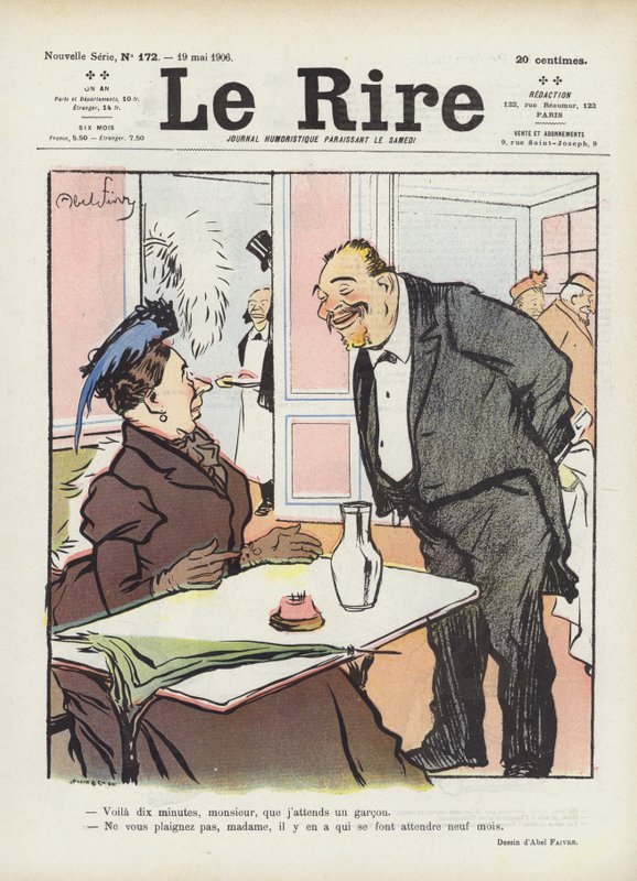 Ilustrace pro Le Rire od Jules Abel Faivre