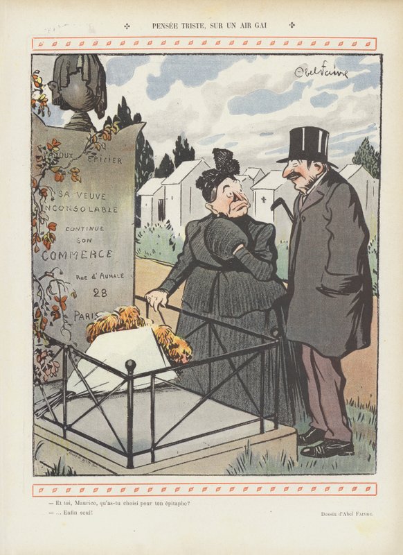 Ilustrace pro Le Rire od Jules Abel Faivre