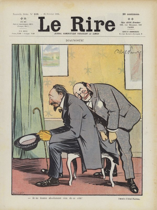 Ilustrace pro Le Rire od Jules Abel Faivre