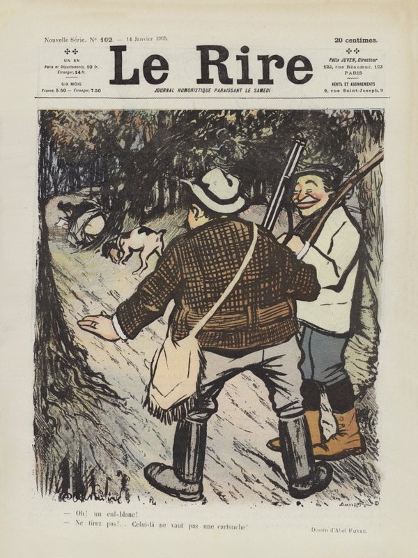Ilustrace pro Le Rire od Jules Abel Faivre