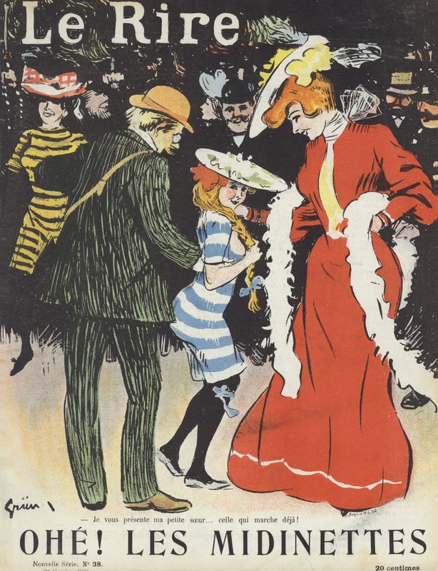 Ilustrace pro Le Rire od Jules Alexandre Gruen or Grun