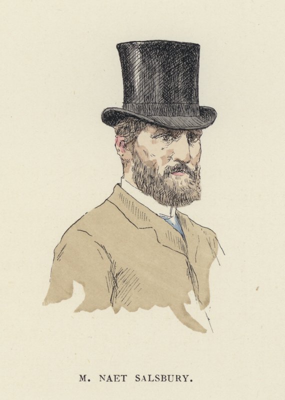 M Naet Salsbury (barevné lito) od Jules Arsene (after) Garnier