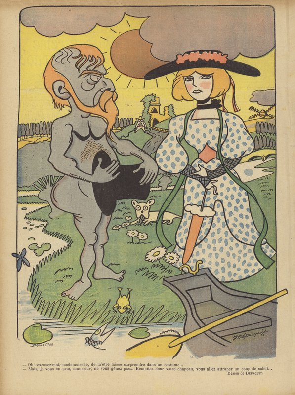 Ilustrace pro Le Rire od Jules Depaquit