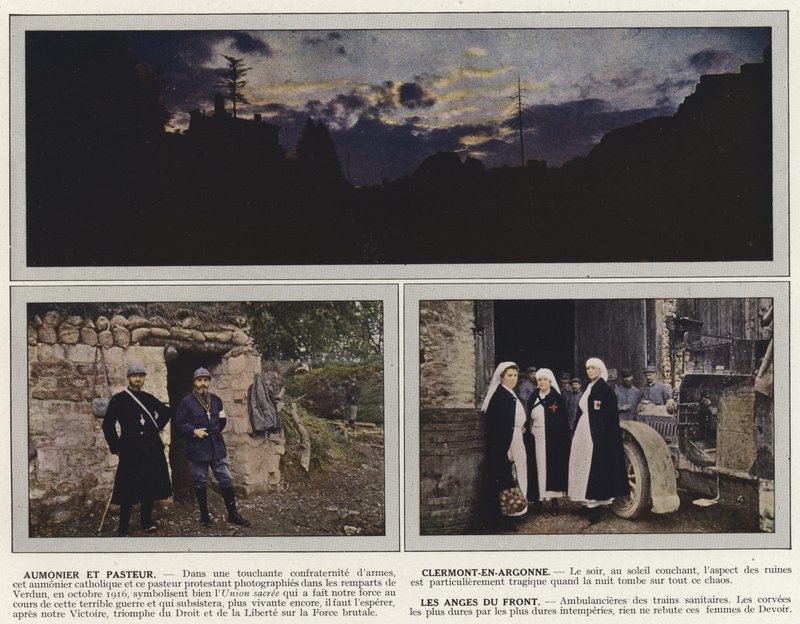 Kaplan a pastor, Clermont-En-Argonne, Les Anges du Front od Jules Gervais Courtellemont