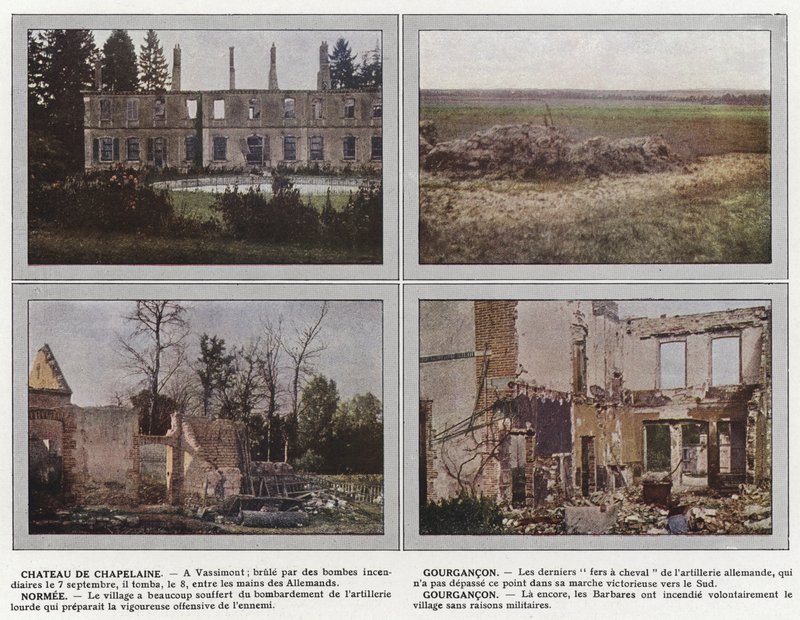 Chateau de Chapelaine, Gourgancon, Normee, Gourgancon od Jules Gervais Courtellemont