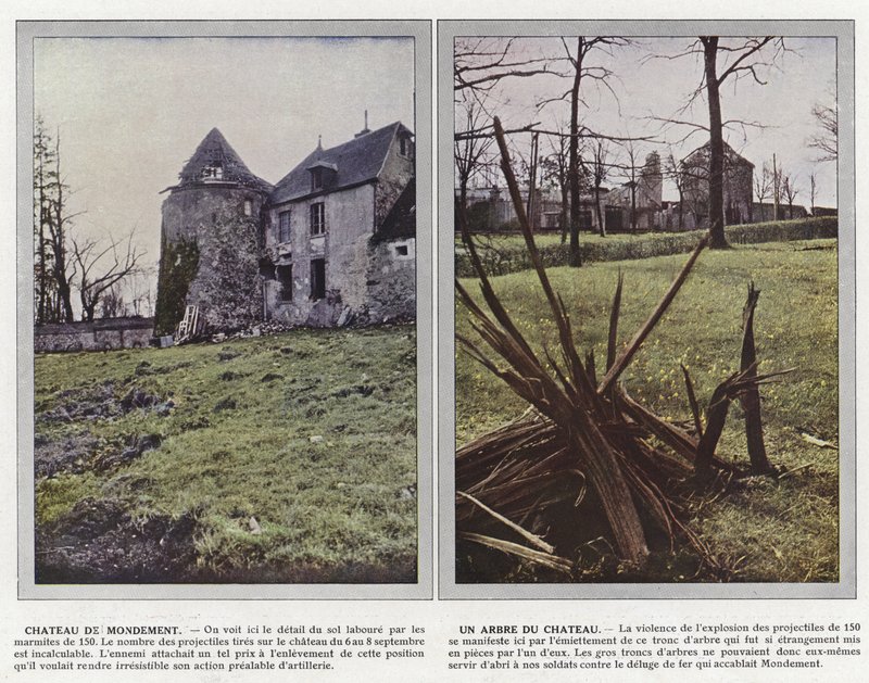 Chateau de Mondement, hradní strom od Jules Gervais Courtellemont