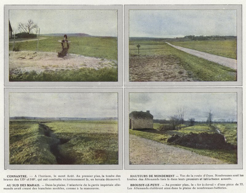 Connantre, Heights of Mondement, jižně od Marshes, Broussy-le-Petit od Jules Gervais Courtellemont