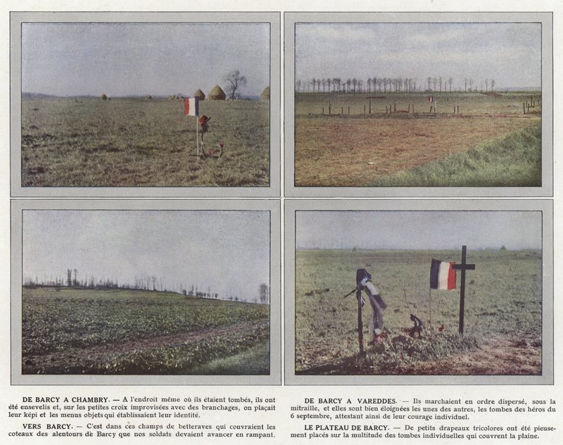 Z Barcy do Chambry, z Barcy do Vareddes, Vers Barcy, Le Plateau de Barcy od Jules Gervais Courtellemont
