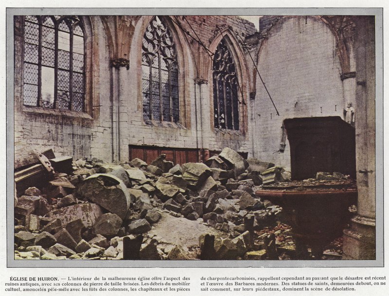 Huironský kostel od Jules Gervais Courtellemont