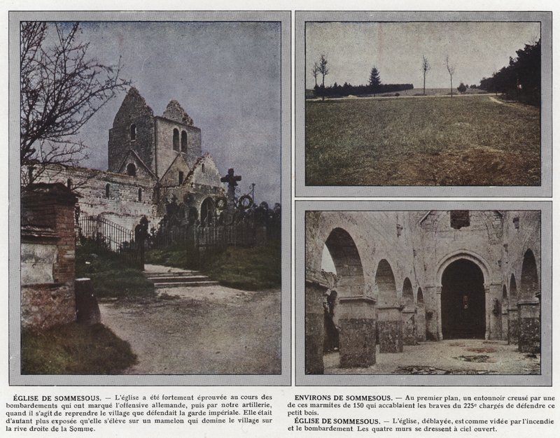 Kostel Sommesous, Okolí Sommesous, Kostel Sommesous od Jules Gervais Courtellemont