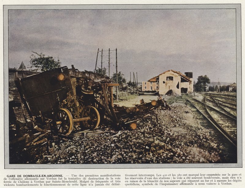 Stanice Dombasle-En-Argonne od Jules Gervais Courtellemont
