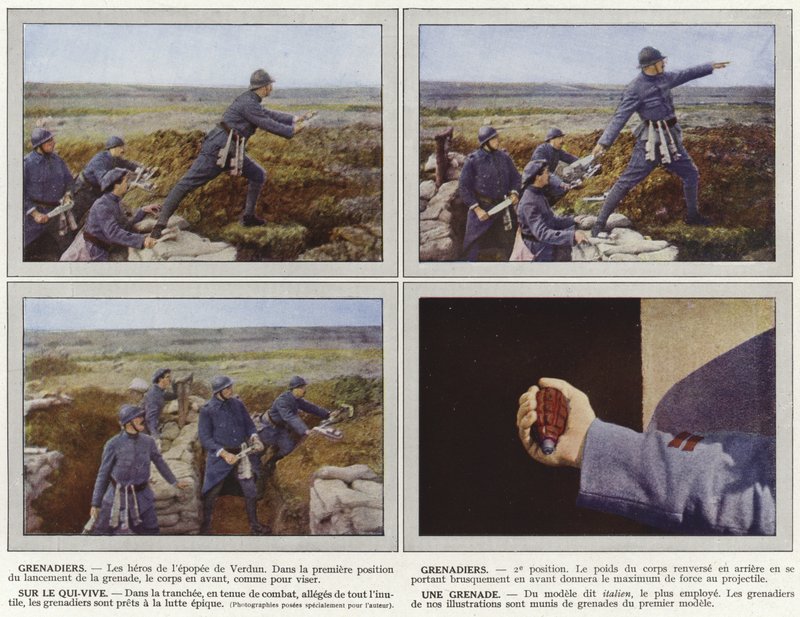 Granátníci, Granátníci, Sur Le Qui-Vive, Granát od Jules Gervais Courtellemont