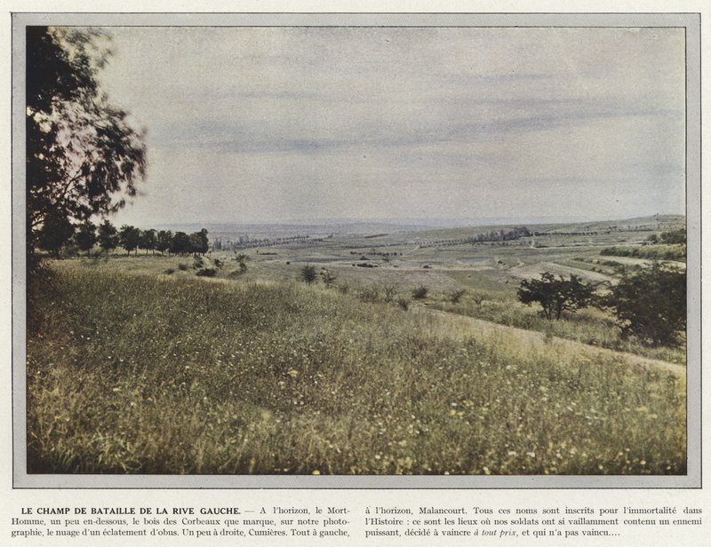 Bojiště na levém břehu od Jules Gervais Courtellemont