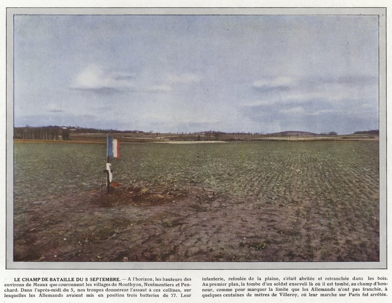 Bojiště 5. září od Jules Gervais Courtellemont