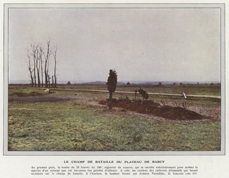 Bojiště Barcy Plateau od Jules Gervais Courtellemont