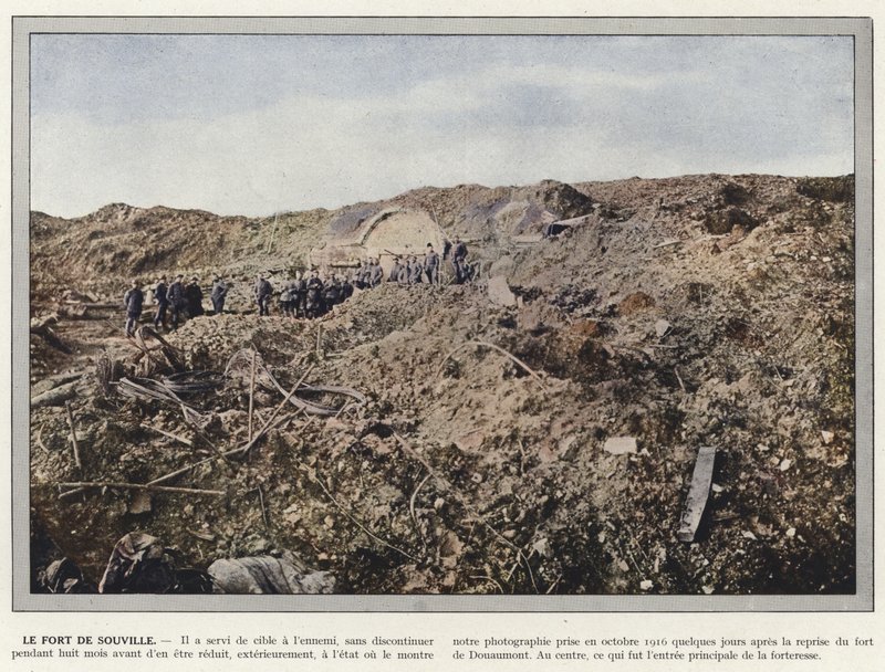 Le Fort de Souville od Jules Gervais Courtellemont
