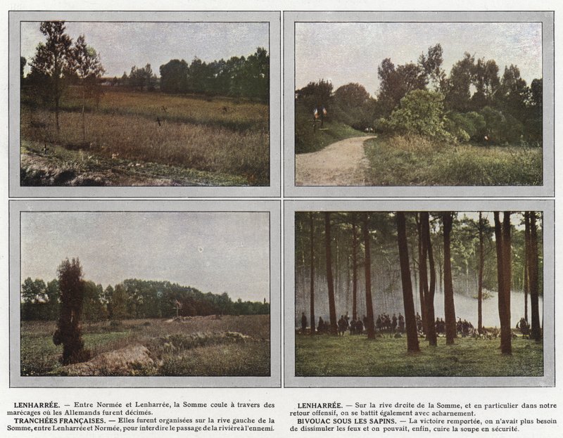 Lenharree, Lenharree, Tranchees Francaises, Bivak pod jedlemi od Jules Gervais Courtellemont