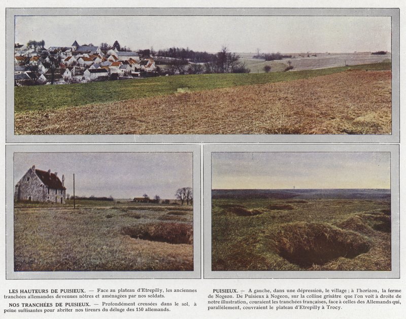 Výšiny Puisieux, Puisieux, Naše tranše Puisieux od Jules Gervais Courtellemont