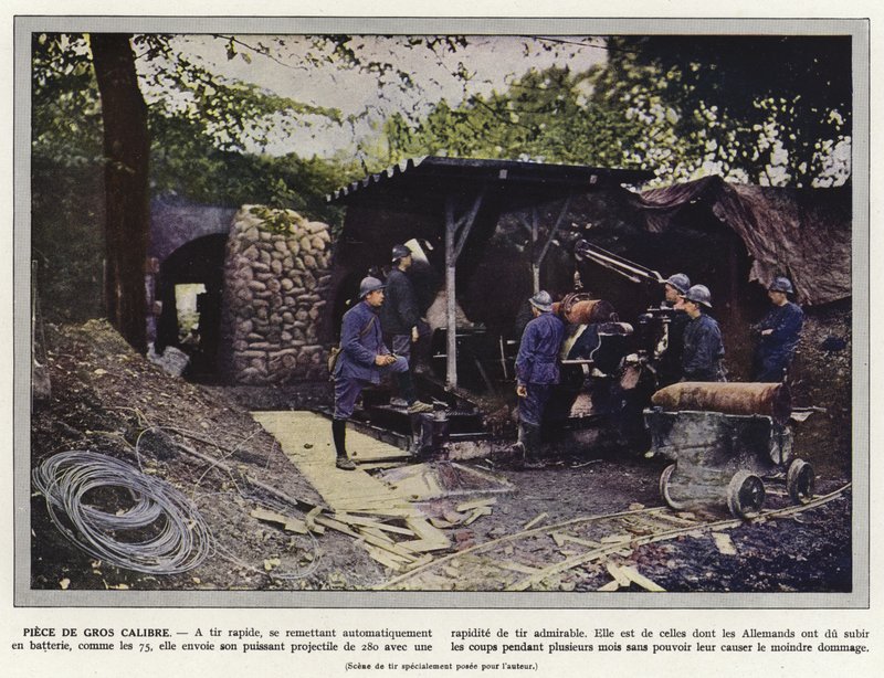 Kus velkého kalibru od Jules Gervais Courtellemont