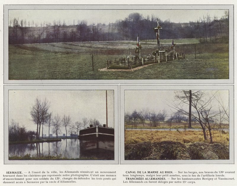 Sermaize, Canal de la Marne au Rhin, Tranchees Allemandes od Jules Gervais Courtellemont