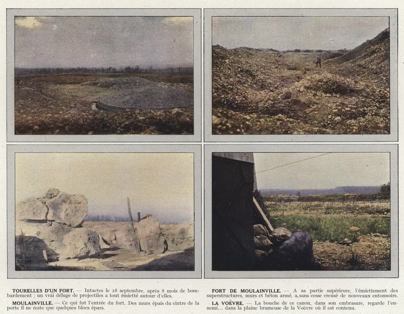 Věžičky Fort, Fort de Moulainville, Moulainville, La Voevre od Jules Gervais Courtellemont