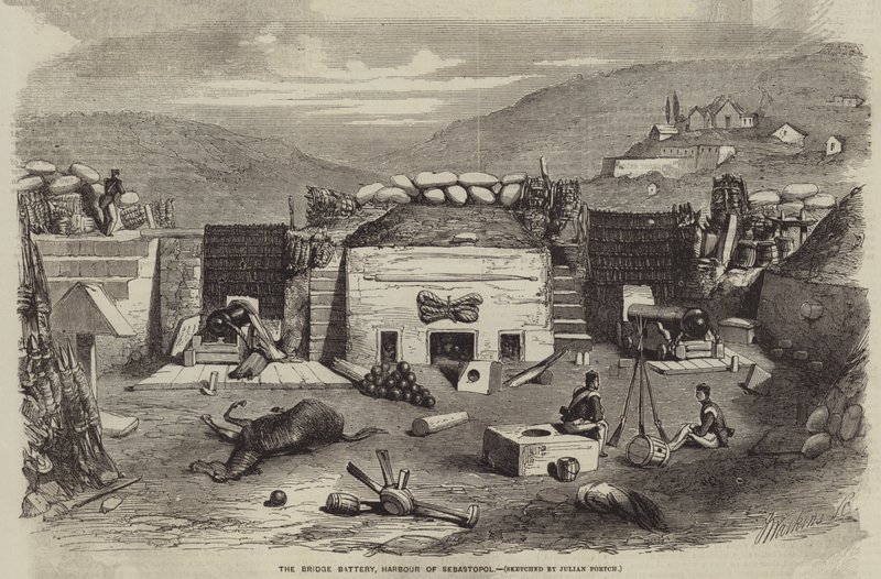 Mostní baterie, přístav Sebastopol od Julian Portch