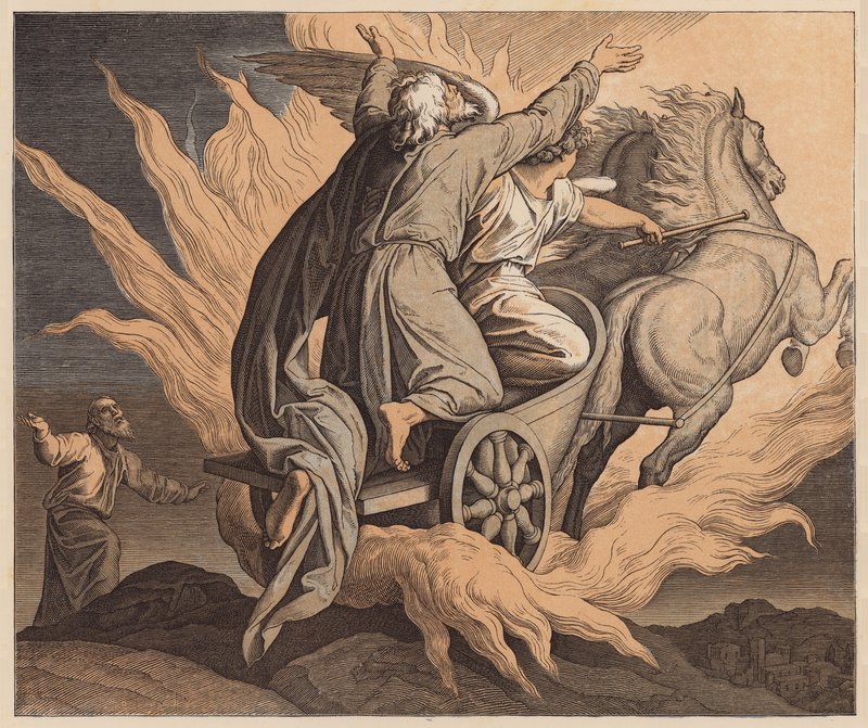 Eliášův překlad, 2 Královská, II od Julius (after) Schnorr von Carolsfeld