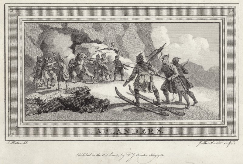Laponci od Julius Caesar Ibbetson
