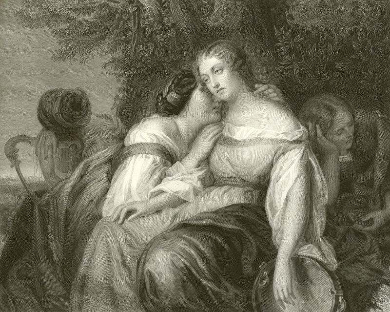Jeftova dcera od Julius Friedrich Anton Schrader