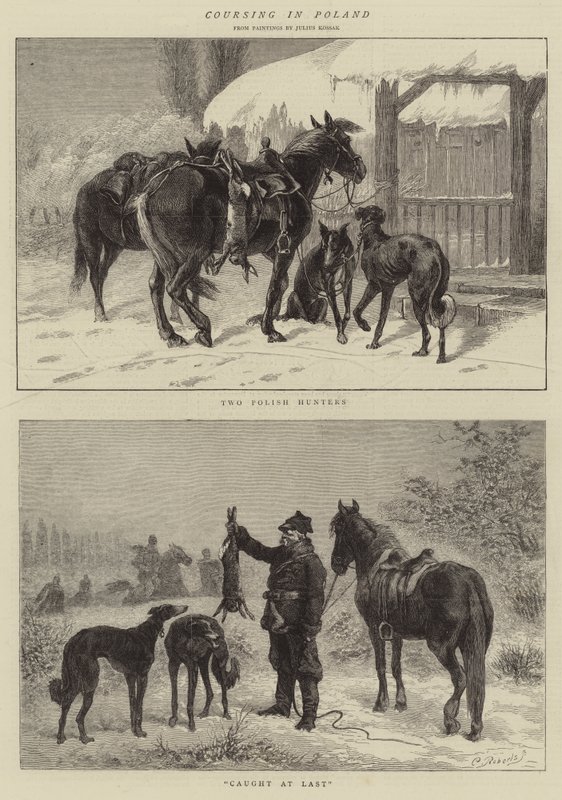 Coursing v Polsku od Juliusz Fortunat Kossak