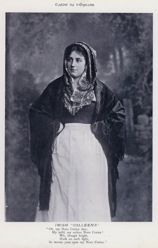 Irský "Colleens" (černobílá fotografie) od Karl Karlovich Piratsky