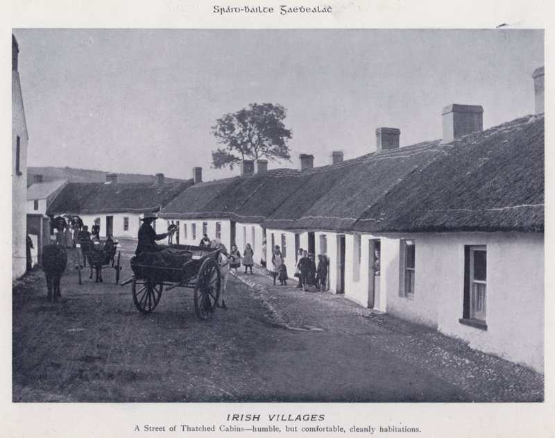 Irské vesnice (černobílá fotografie) od Karl Karlovich Piratsky