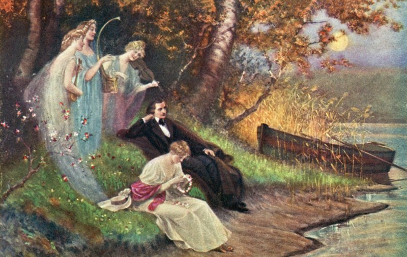 Schumann a jeho múzy od Karl or Carl the Younger Schweninger