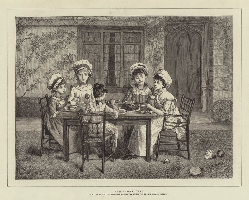 Narozeninový čaj od Kate Greenaway