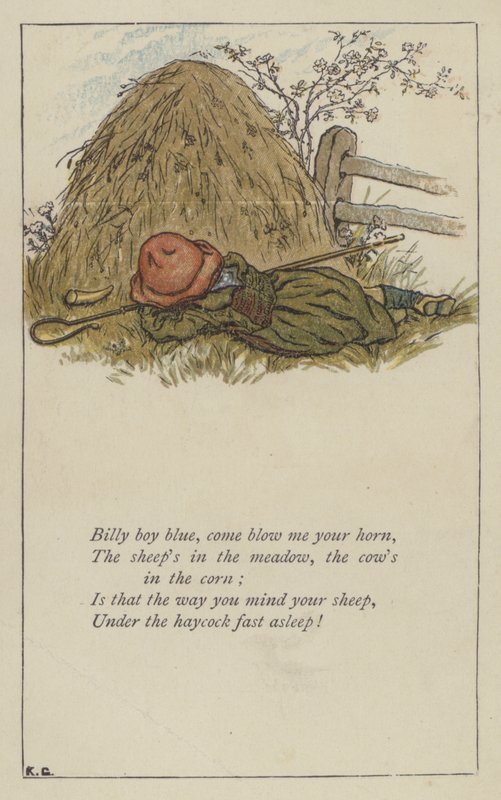 Billy boy blue, pojď mi troubit na roh (barva litho) od Kate (after) Greenaway