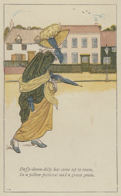 Daffy-down-dilly přišel do města od Kate Greenaway