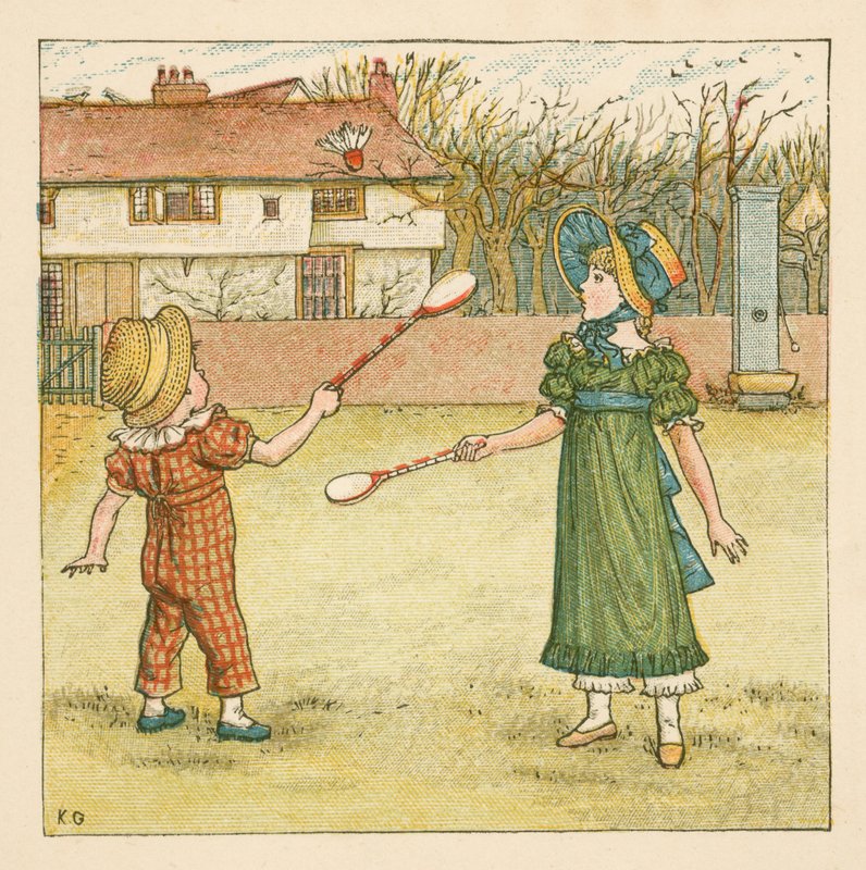 Hraní míčku od Kate Greenaway