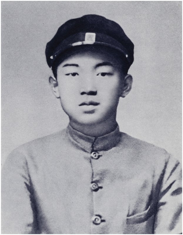Soudruh Kim Ir-sung ve školních letech (litho) od Korean Photographer
