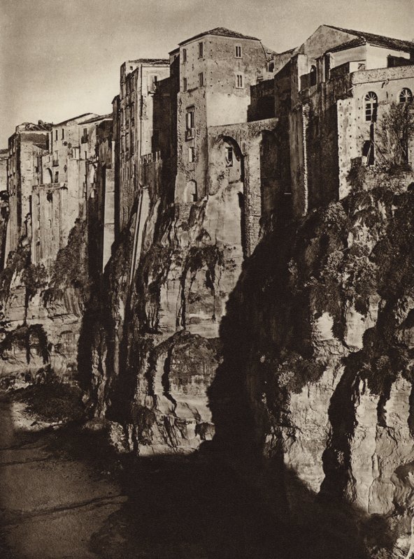 Itálie: Tropea (černobílá fotografie) od Kurt Hielscher