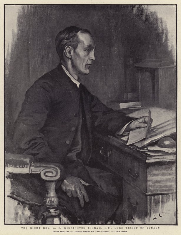 Pravoslavný A F Winnington Ingram, DD, lord biskup londýnský od Lance Calkin
