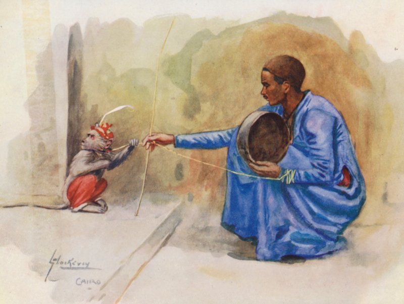 Lidé Egypta: (barevná litografie) od Lance Thackeray