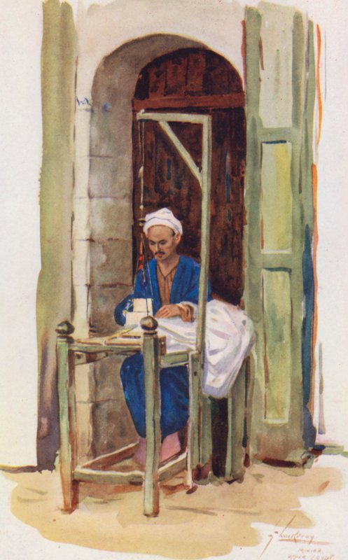 Lidé Egypta: (barevná litografie) od Lance Thackeray
