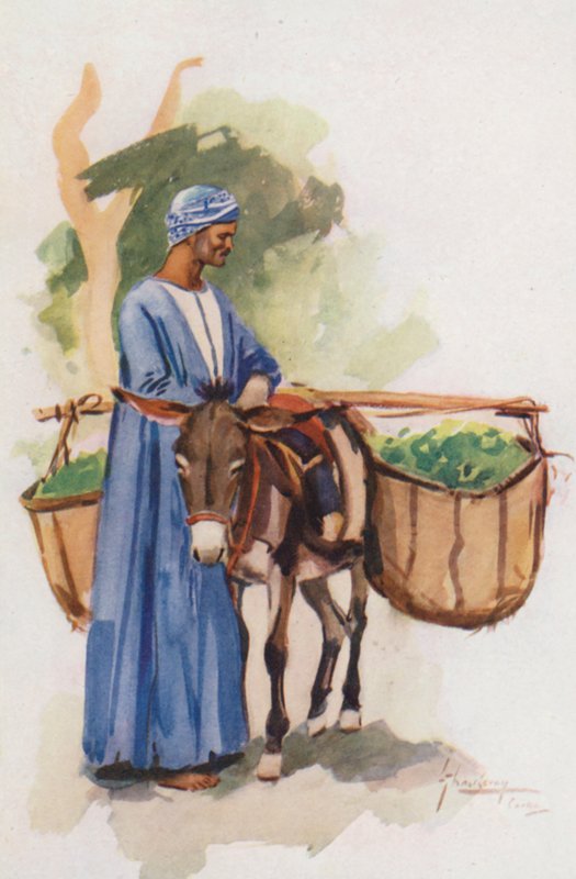 Lidé Egypta: (barevná litografie) od Lance Thackeray