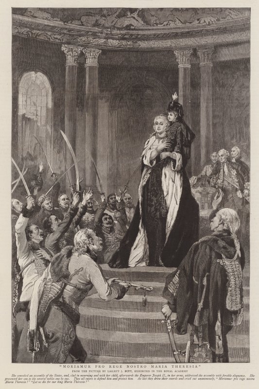 Moriamur pro rege nostro Maria Theresia od Laslett John Pott