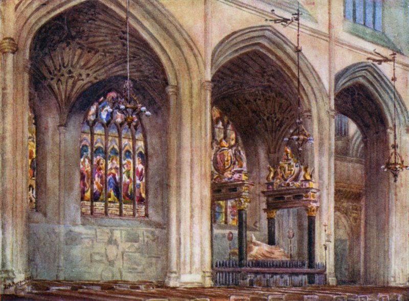 Bath Abbey, Hrobka biskupa Montague od Laura Annie Happerfield
