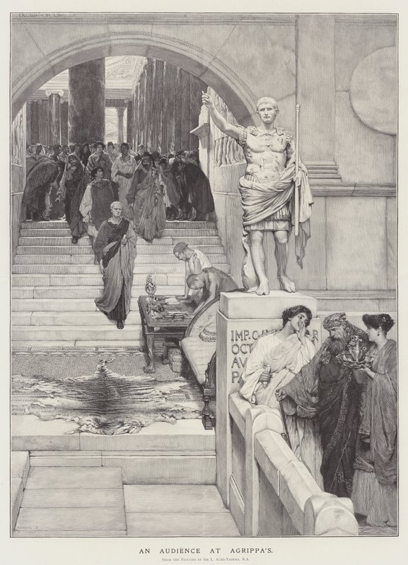 Audience u Agrippy od Lawrence Alma Tadema