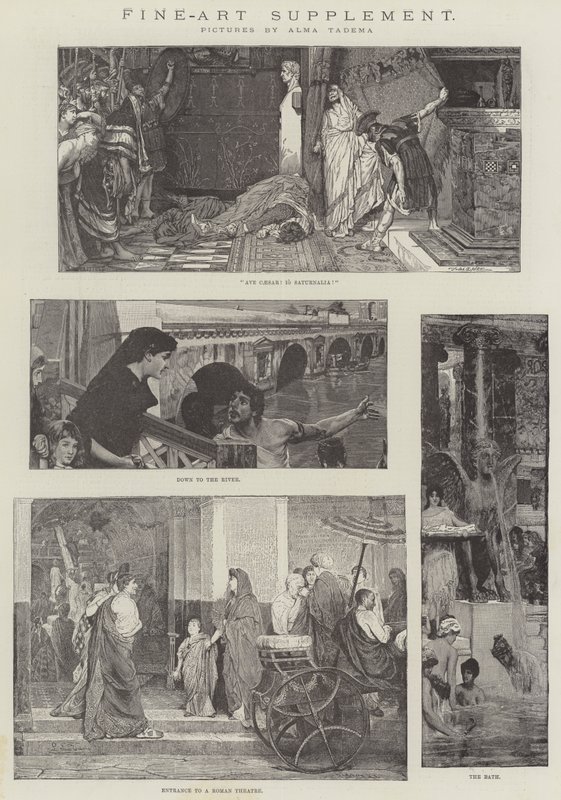Výtvarná příloha od Lawrence Alma Tadema